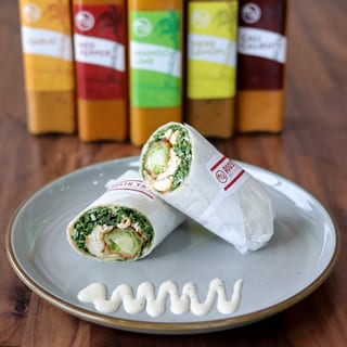 Kale Chicken Caesar Wrap